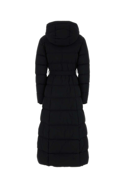 Черная утепленная куртка из эластичного нейлона Calina Черная MACKAGE (CALINACITY)