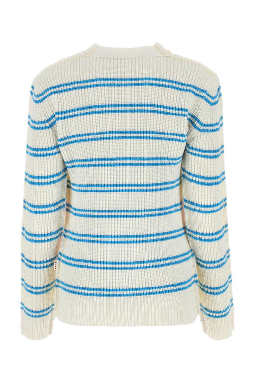 Кардиган с вышивкой из смеси мохера и шерсти MARNI (CDMD0304Q0UFU190)