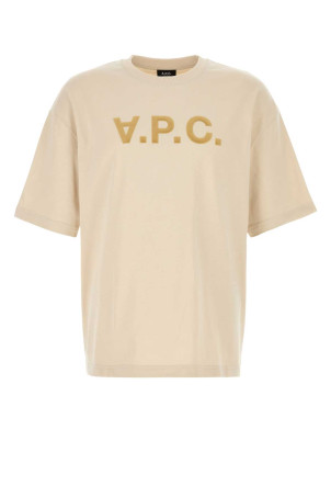 Ivory cotton oversize t-shirt A.P.C. (COHLRM26385)