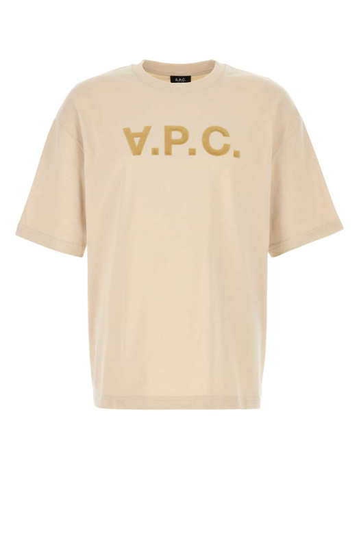 Ivory cotton oversize t-shirt A.P.C. (COHLRM26385)