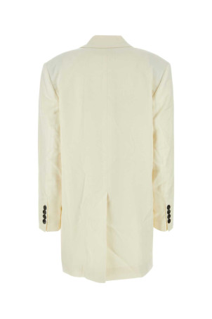 Ivory wool oversize blazer AMI (FBV311WV0026)