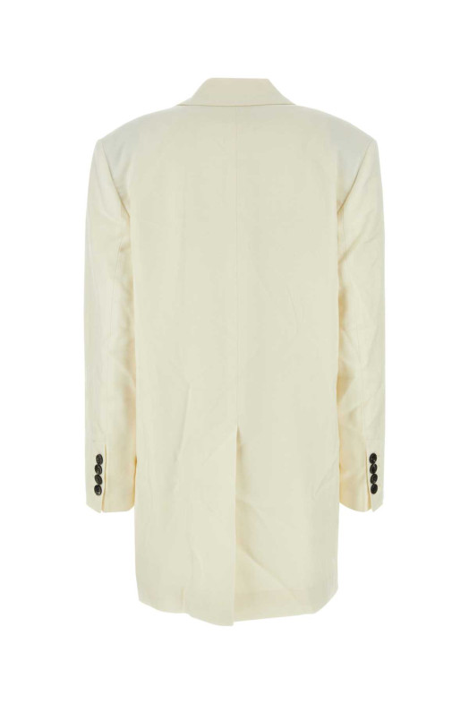 Ivory wool oversize blazer AMI (FBV311WV0026)