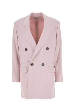 Light pink wool oversize blazer AMI (FBV311WV0026)