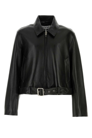 Black leather jacket Black LOEWE (H526Y34L92)