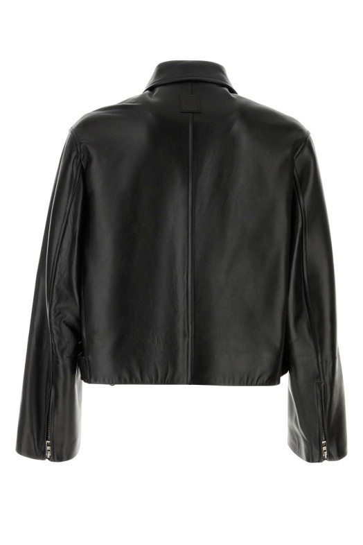 Black leather jacket Black LOEWE (H526Y34L92)