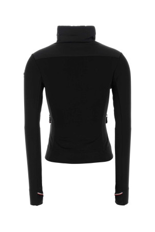 Чорний еластичний поліестеровий кардиган Чорний MONCLER GRENOBLE (K20988G00011899JO)