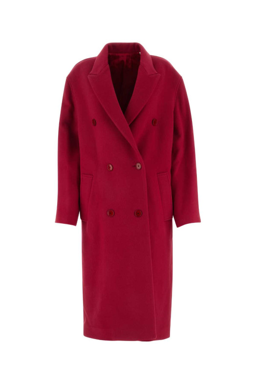 Bordeaux wool blend Theodore coat ISABEL MARANT (MA0099FAA3D19I)