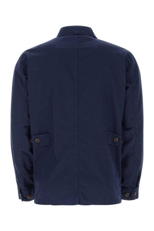 Navy blue cotton blend jacket FAY (MAM1946082TRR2)