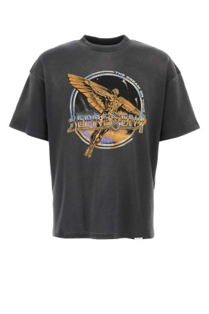 Dark grey cotton t-shirt REPRESENT (MLM100823)