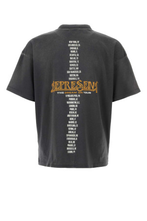 Dark grey cotton t-shirt REPRESENT (MLM100823)