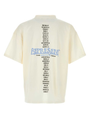 Ivory cotton t-shirt REPRESENT (MLM100823)