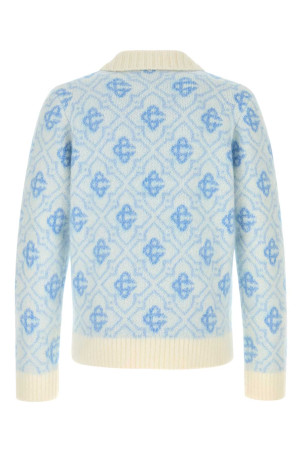 Embroidered nylon blend cardigan CASABLANCA (MPF25KW100501)