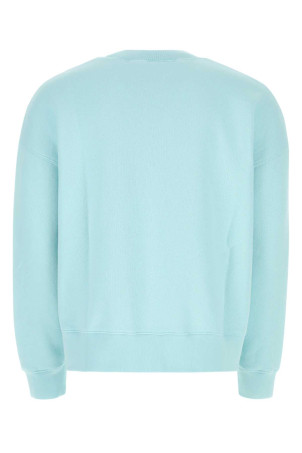 Pastel light-blue cotton sweatshirt White PALM ANGELS (PMBA026S23FLE005)