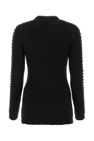 Black wool cardigan DURAZZI (TK04)