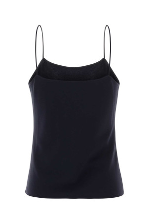 Midnight blue crepe Biggins top THE ROW (W151W1968)