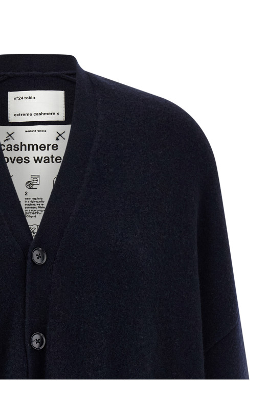 EXTREME CASHMERE 'N.24 Tokio' кардиган Blue N24TOKIONAVY
