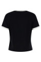 Logo print T-shirt Black