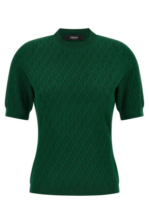 'V' sweater Green