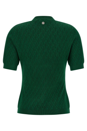 'V' sweater Green