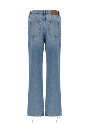 'Twisted lacing' jeans BLUE