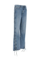 'Twisted lacing' jeans BLUE