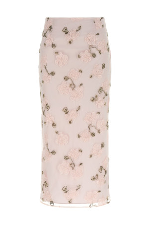 Юбка-карандаш с пайетками Розовая 11536230773077