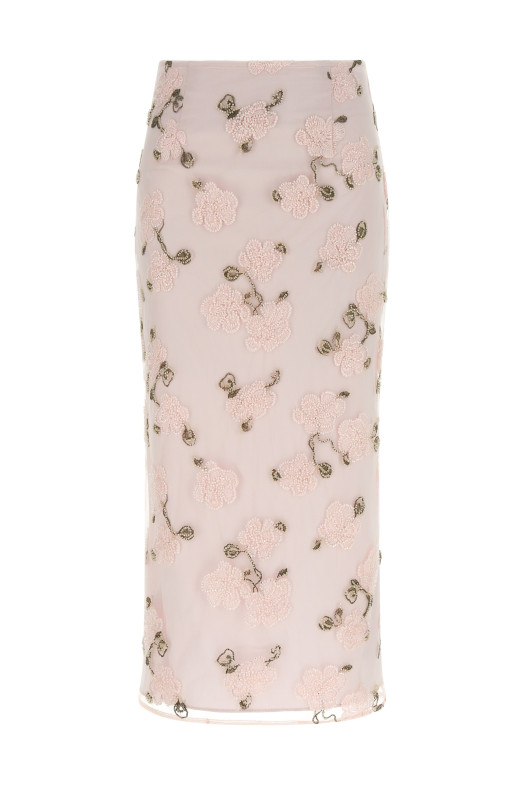 Юбка-карандаш с пайетками Розовая 11536230773077