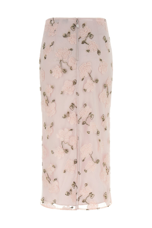 Юбка-карандаш с пайетками Розовая 11536230773077