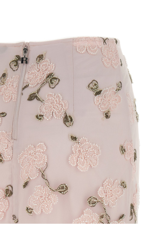 Юбка-карандаш с пайетками Розовая 11536230773077