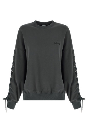 'Lacing Crewneck' sweatshirt Gray