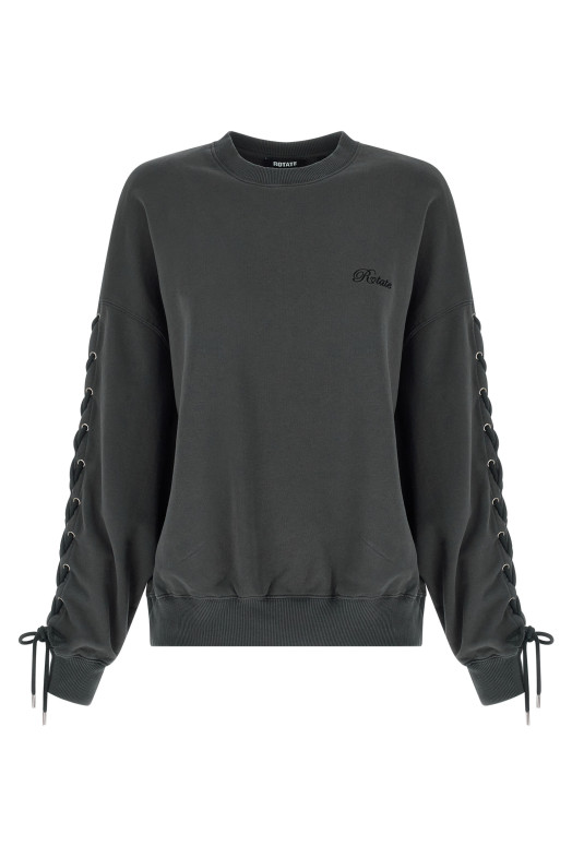 'Lacing Crewneck' sweatshirt Gray