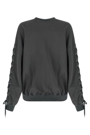 'Lacing Crewneck' sweatshirt Gray