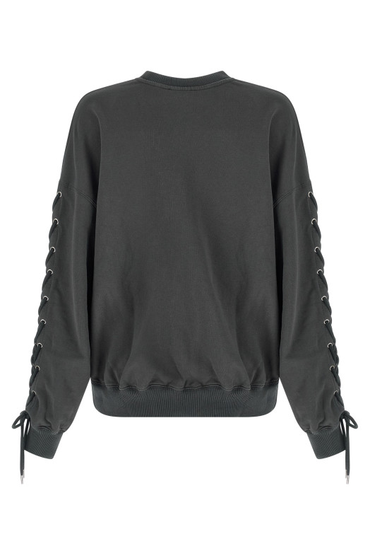 'Lacing Crewneck' sweatshirt Gray
