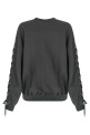 'Lacing Crewneck' sweatshirt Gray