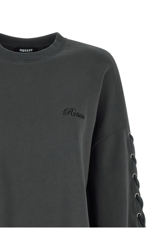 'Lacing Crewneck' sweatshirt Gray