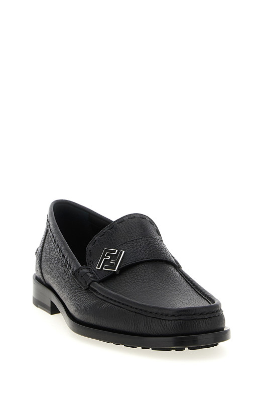 'FF Metal' loafers Black