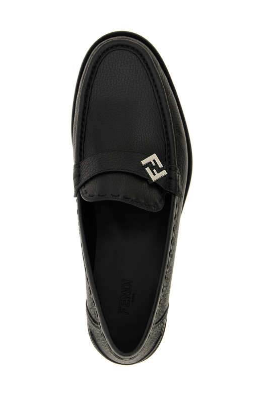 'FF Metal' loafers Black