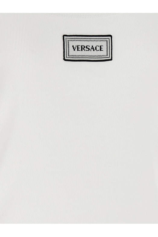 Логотип вверху Белый VERSACE 10232101A172221W000