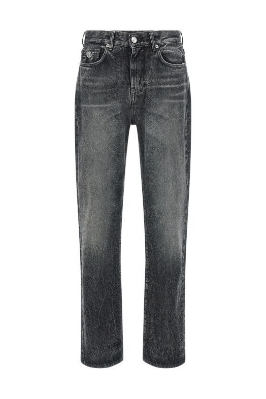 Джинсы «стоун-вош» Серые 10177751A160531D980