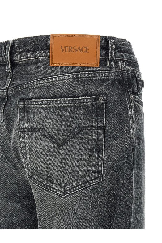 Джинсы «стоун-вош» Серые 10177751A160531D980