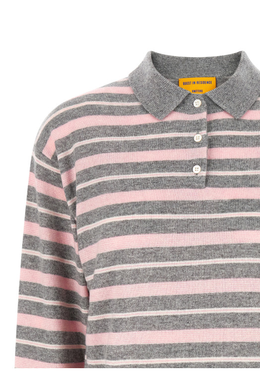 Свитер «Clloegiate Stripe Polo» Разноцветный W38510JLHEATHERGREYCOMBO