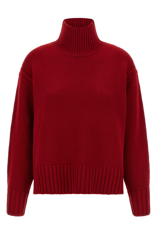 Свитер «Уютный водолаз» Красный W24810JMRUBY