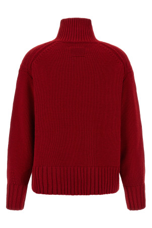 Свитер «Уютный водолаз» Красный W24810JMRUBY