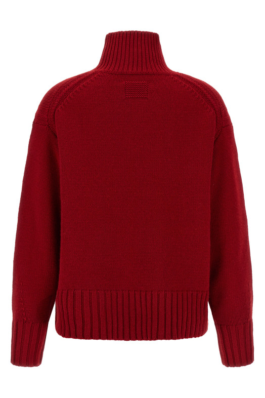 Свитер «Уютный водолаз» Красный W24810JMRUBY