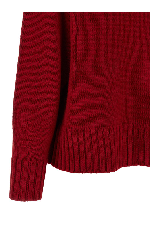 Свитер «Уютный водолаз» Красный W24810JMRUBY