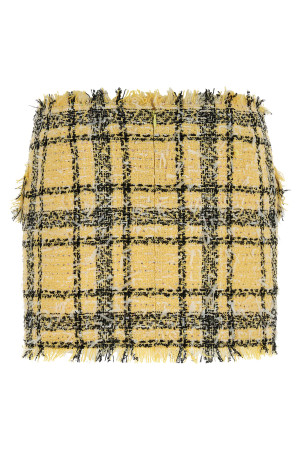 Юбка из твида Lurex, многоцветная BALMAIN GF1LBB42XL73AAA