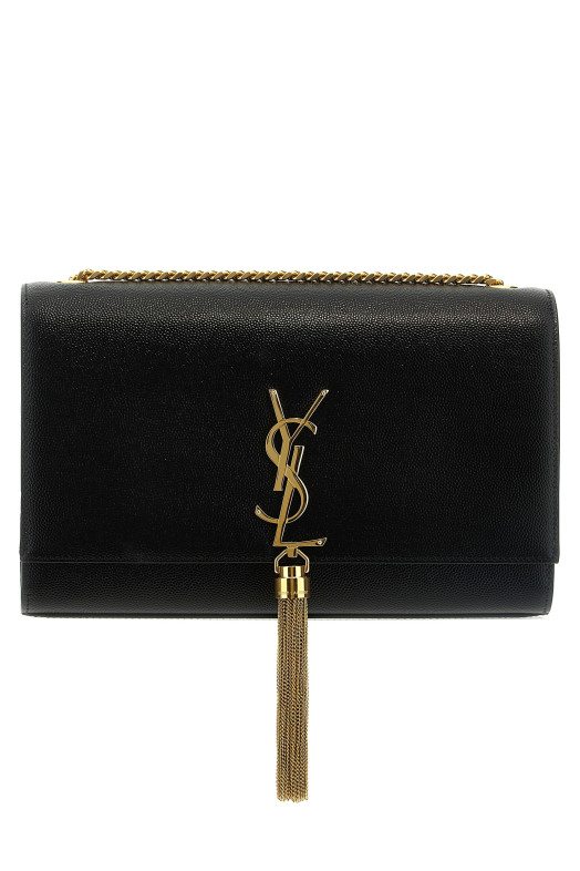 Средняя сумка через плечо «Кейт» Черная 354119BOW0J1000