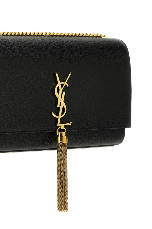 Средняя сумка через плечо «Кейт» Черная 354119BOW0J1000