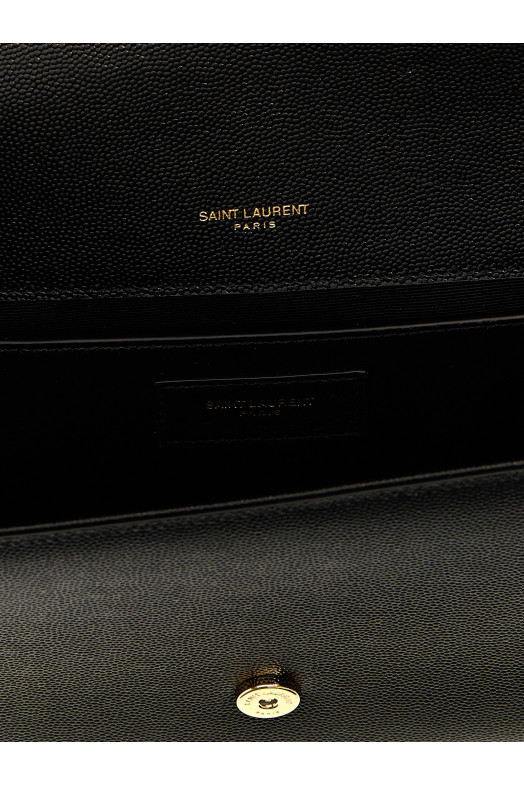 Средняя сумка через плечо «Кейт» Черная 354119BOW0J1000