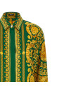 Рубашка из твила Зеленая VERSACE 10013601A042365GD10